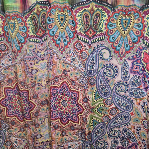 Johnny Was Multicolor Patterned Top - Picture 5 of 6